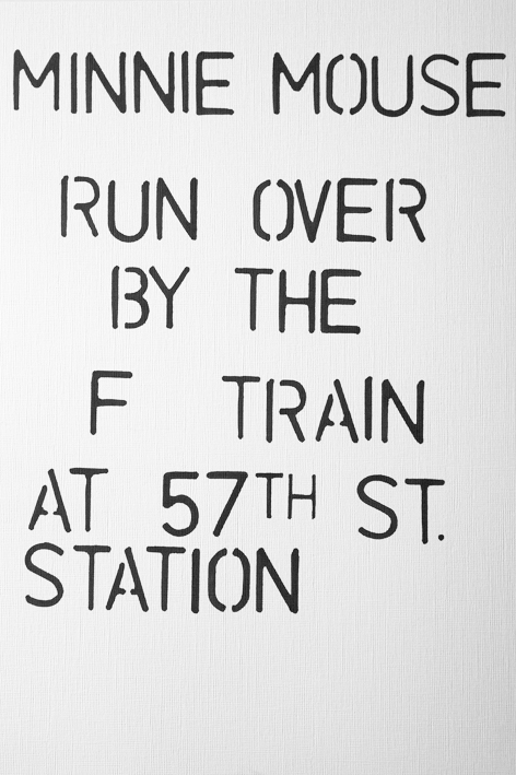 Minnie Mouse RUN OVER BY THE F TRAIN AT 57TH STREET