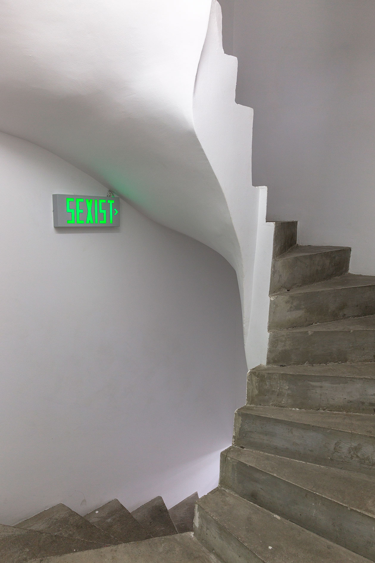 SEXIST EXIT SIGN / 2020
