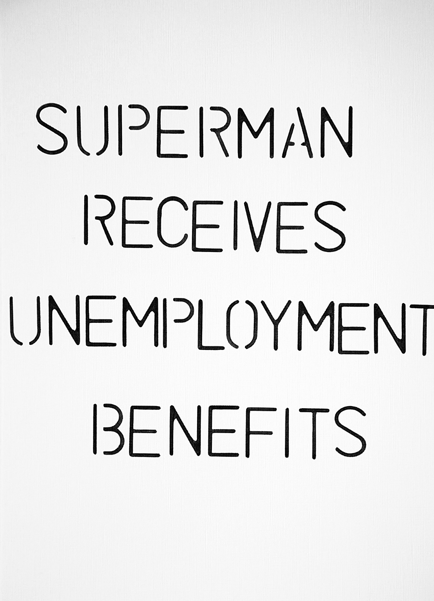 SUPERMAN RECEIVES UNEMPLOYMENT BENEFITS