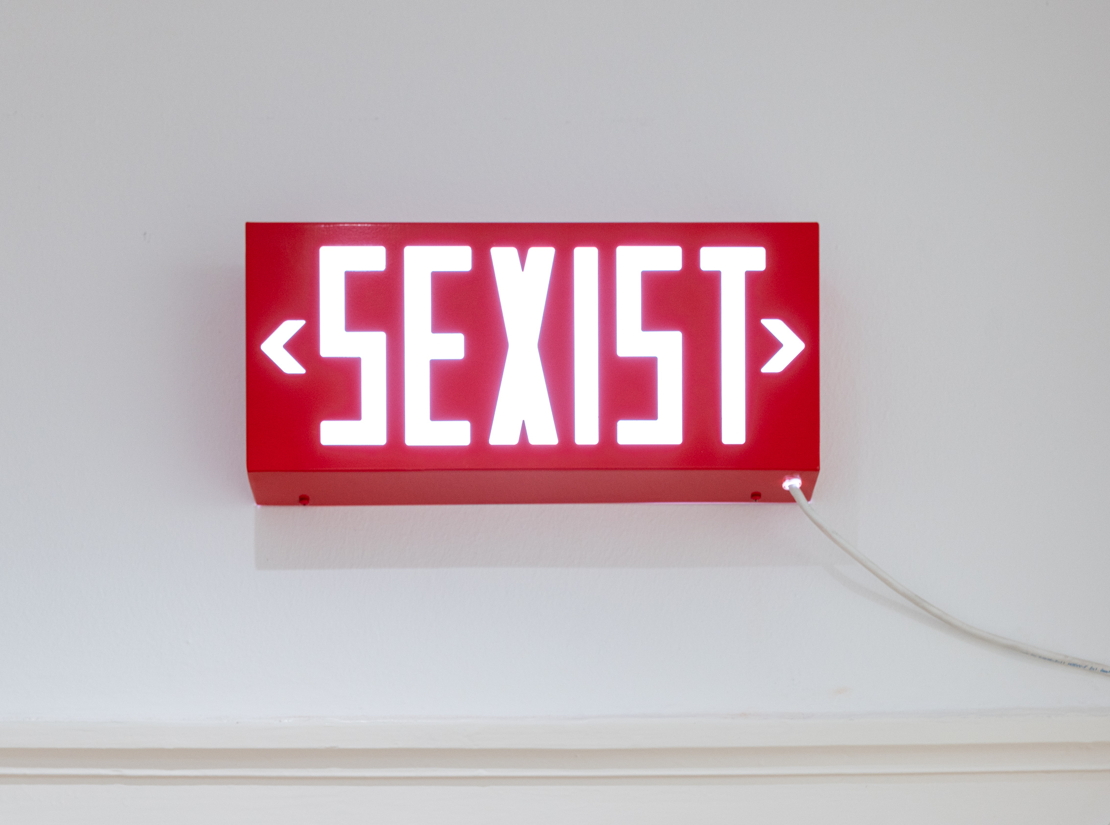 SEXIST SIGN (RED) / 2020